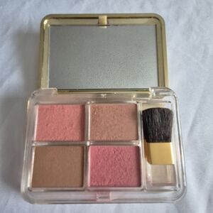 Estee Lauder Deluxe Allover Face Compact 3 Blushes 1 Bronzer